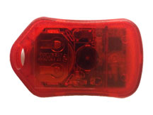Key Finder-Transparent Red Button Unit Backside